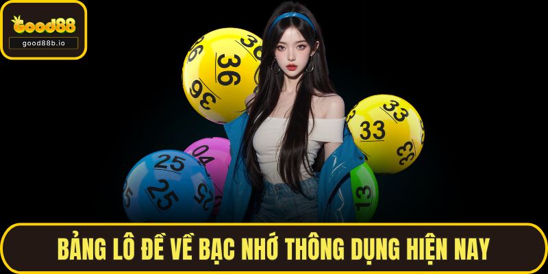 Lô Đề Bạc Nhớ Là Gì? Cách Áp Dụng Dễ Trúng Lớn Cùng GOOD88 Bảng lô đề về bạc nhớ thông dụng hiện nay