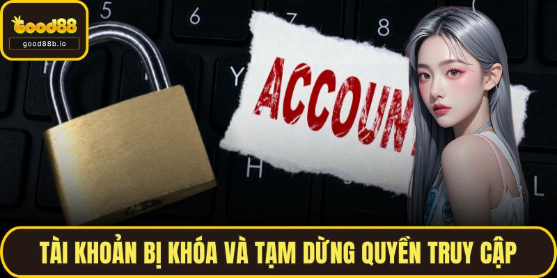 Điều Khoản Dịch Vụ Tài khoản bị khóa và tạm dừng quyền truy cập