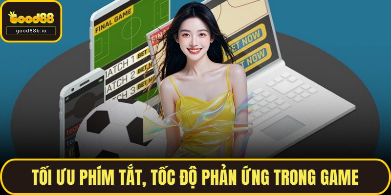 Tối ưu phím tắt, tốc độ phản ứng trong game